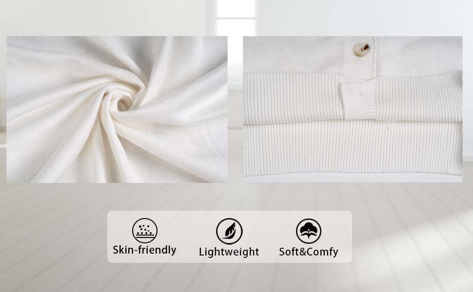 imageWomens V Neck Button Down Long Sleeve Cardigan SweaterVwhite